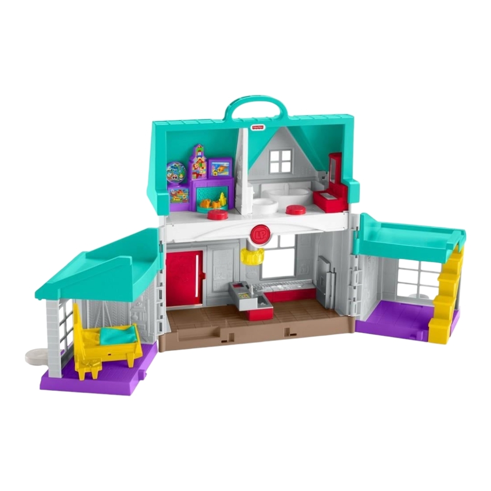 Fisher-Price Little People Toddler Playhouse, Big Helpers Home Electronic Play